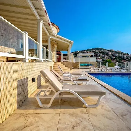 Alis Stunning Sea View With Infinity Pool Вилла Каш